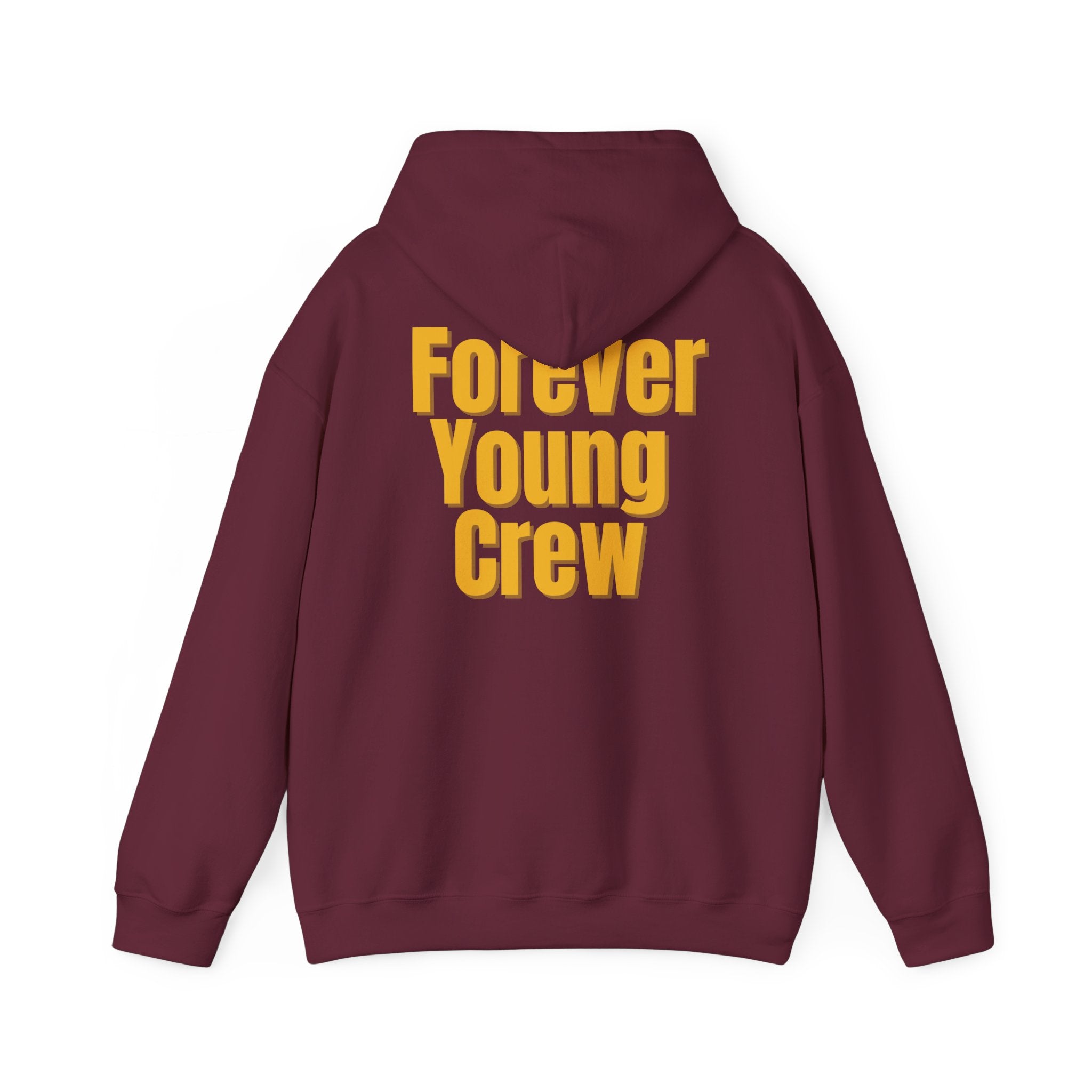 Forever Young Unisex Hoodie - Cozy Casual Wear, Comfortable Gift for Friends, Everyday Style, Trendy Streetwear, Perfect for Young at Heart
