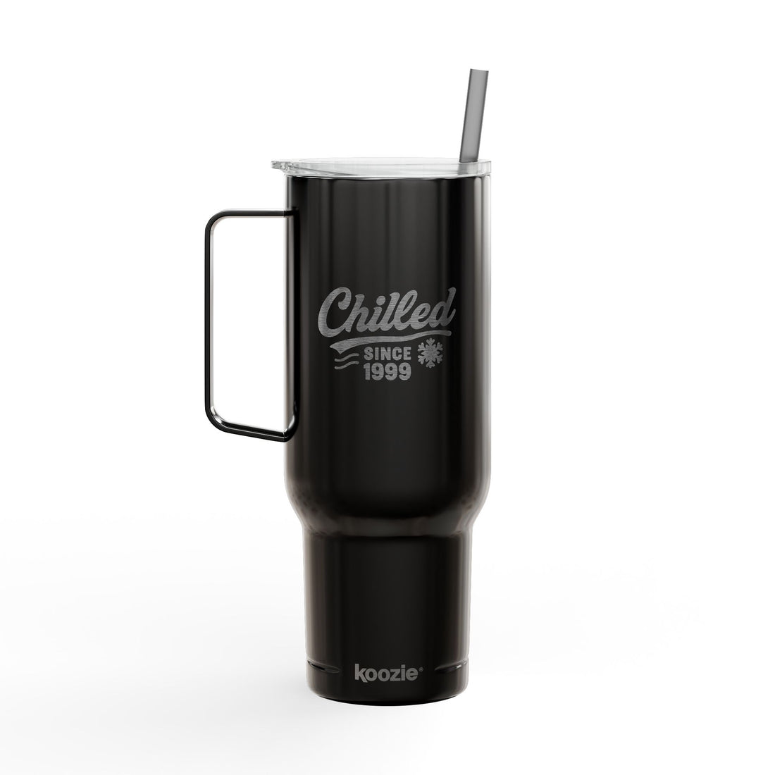 Engraved-Chilled Since 1999 – Frost Edition Tumbler (40oz)- Built to chill. This frosty edition tumbler blends crisp style with all-day cold power — because cool never goes out of style.