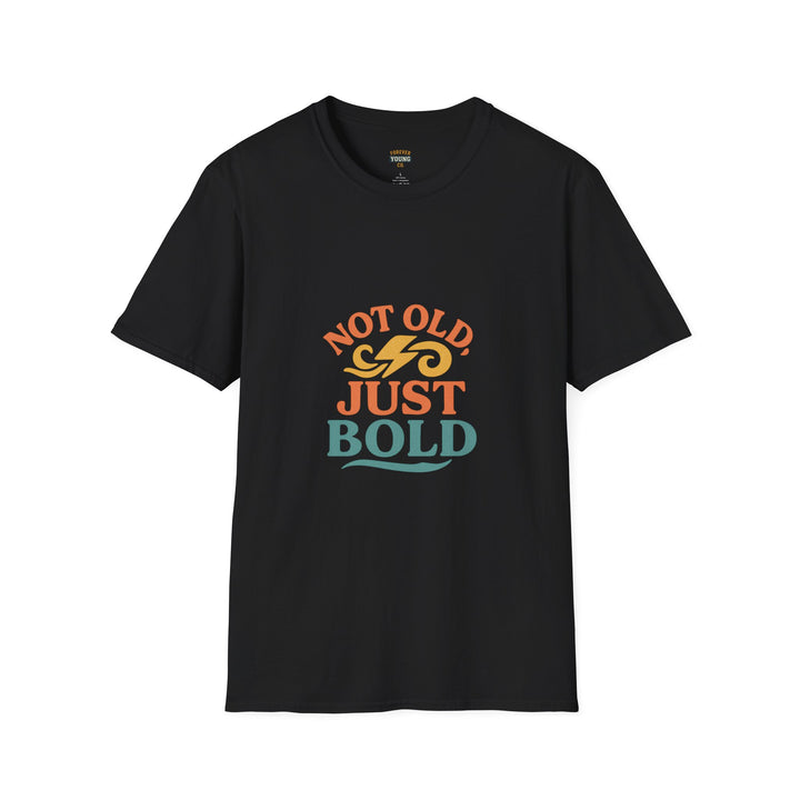 “Not Old, Just Bold” – Unisex Softstyle Tee-The tee that says you’re not fading — you’re just getting started. Ultra-soft cotton, timeless comfort, and a bold attitude.