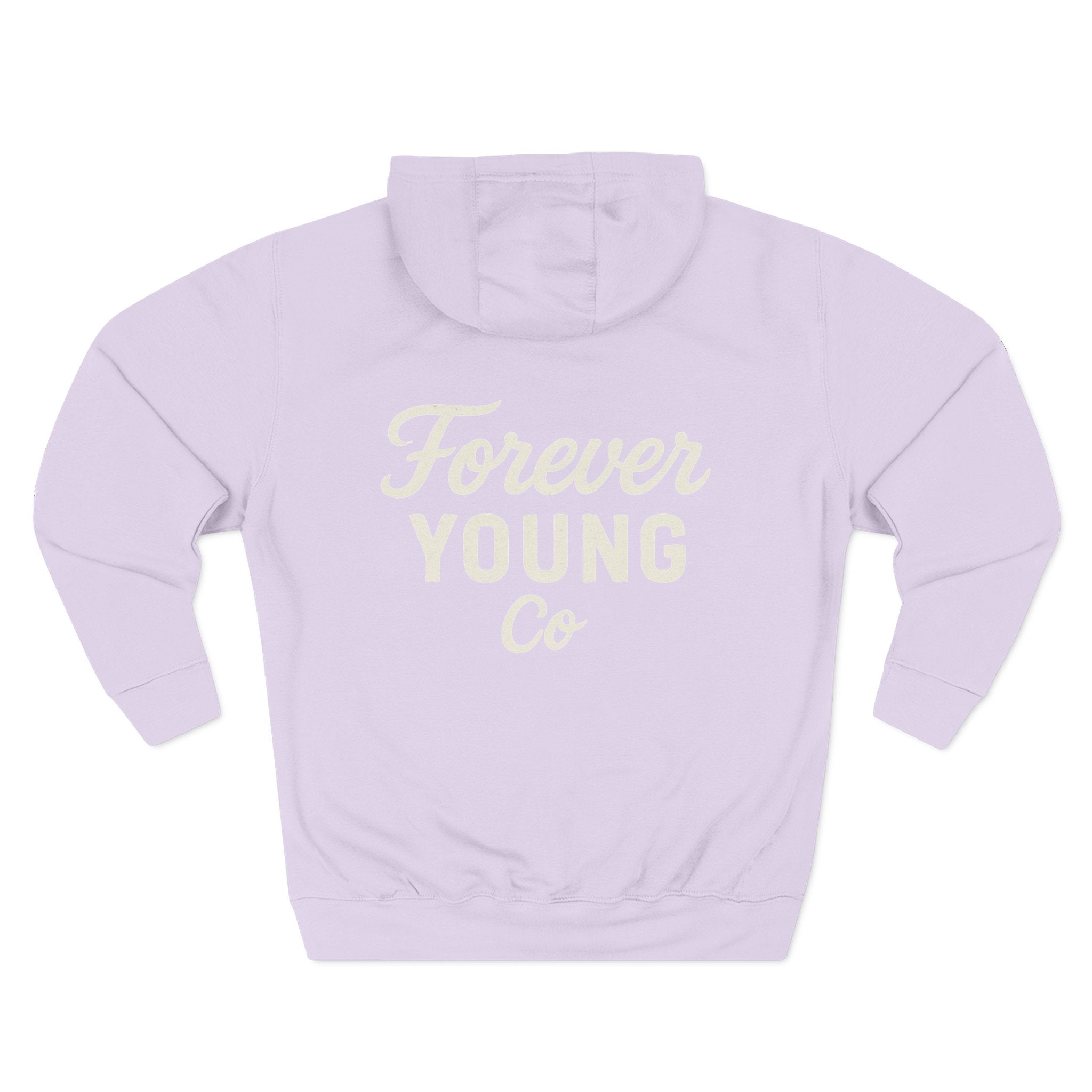 Forever Young Co. Unisex fleece Hoodie |Bold Comfort | Cozy Fit for Fall, Chilly Nights, Everyday Vibes