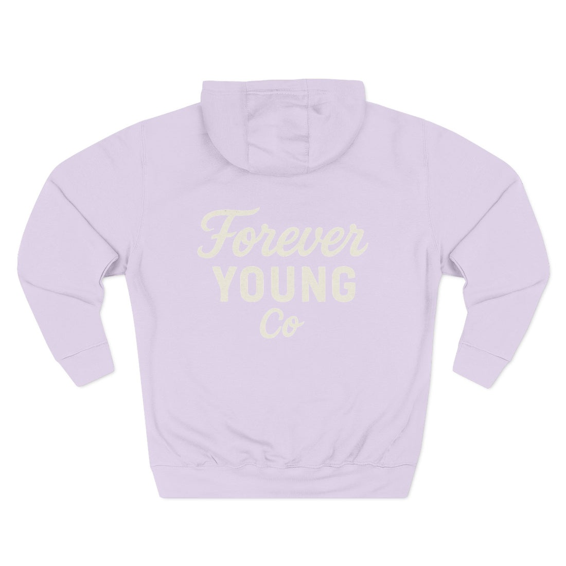 Forever Young Co. Unisex fleece Hoodie |Bold Comfort | Cozy Fit for Fall, Chilly Nights, Everyday Vibes