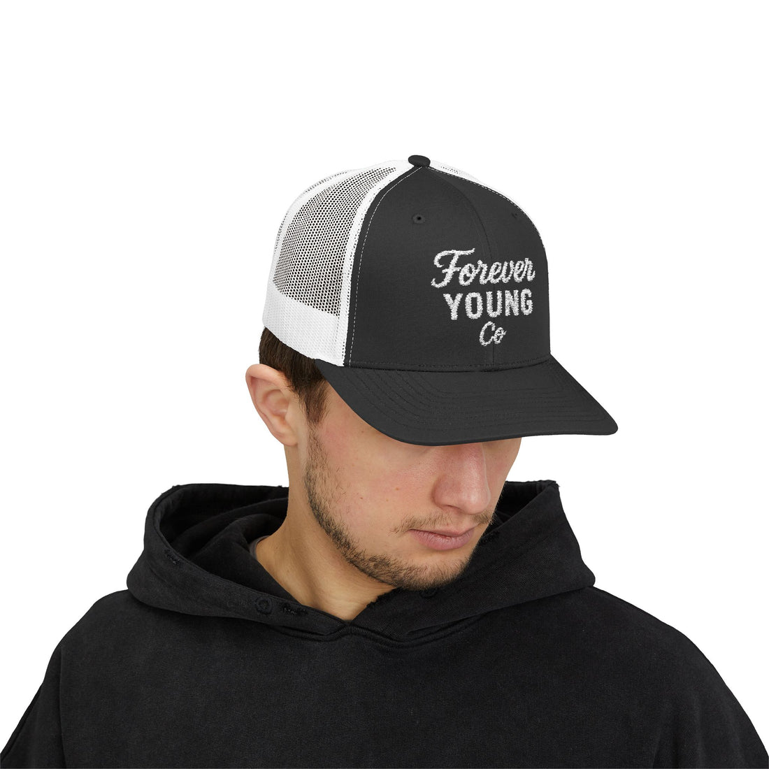 Forever Young Snapback Trucker Cap, Trendy Cap, Gift for Teens, Youth Fashion, Outdoor Events, Birthday Gift