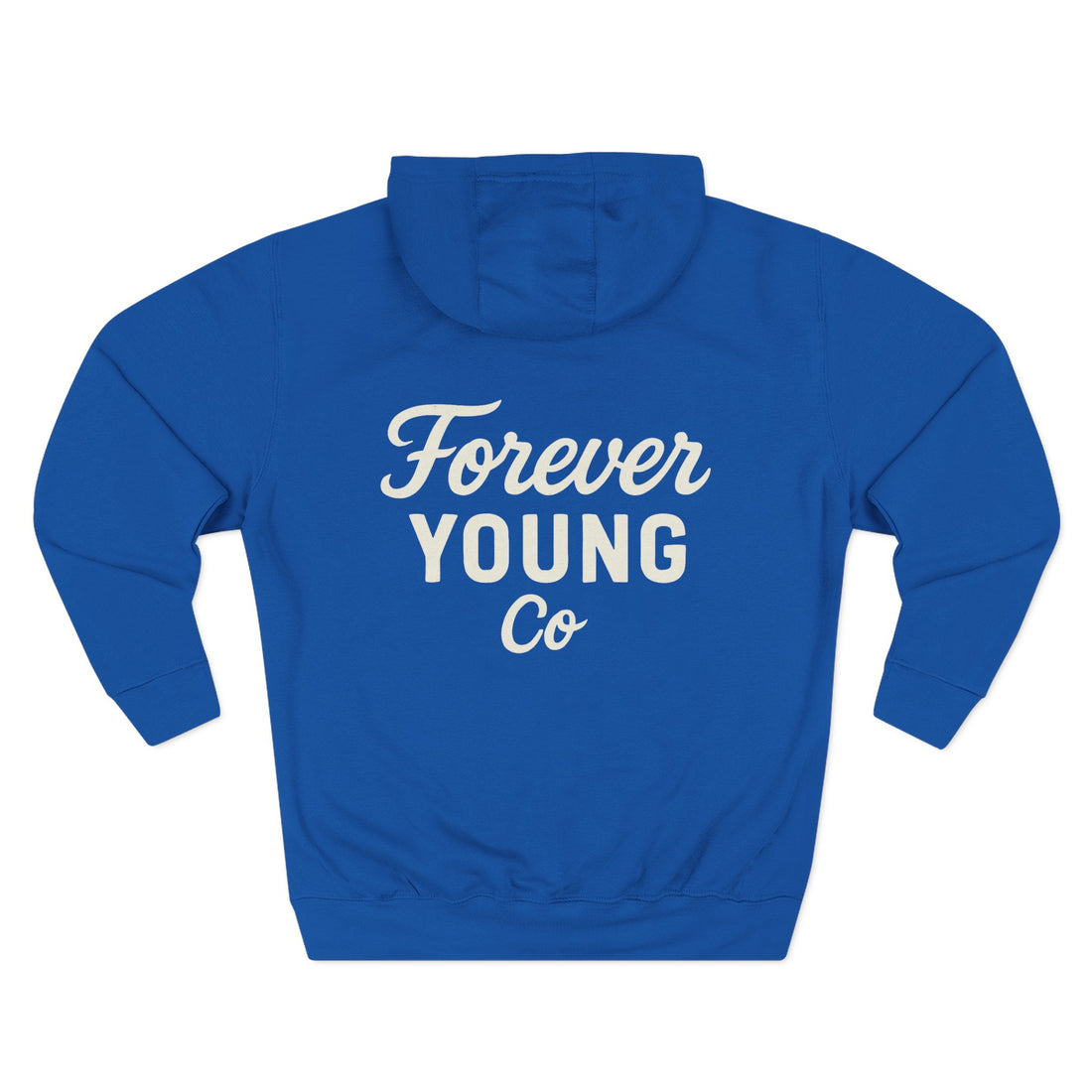 Forever Young Co. Unisex fleece Hoodie |Bold Comfort | Cozy Fit for Fall, Chilly Nights, Everyday Vibes