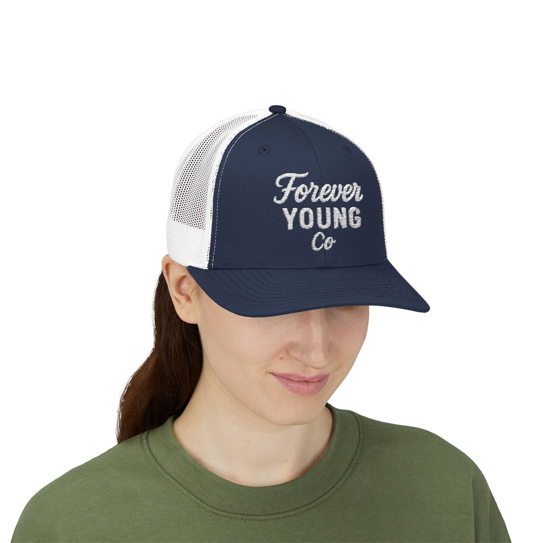 Forever Young Snapback Trucker Cap, Trendy Cap, Gift for Teens, Youth Fashion, Outdoor Events, Birthday Gift