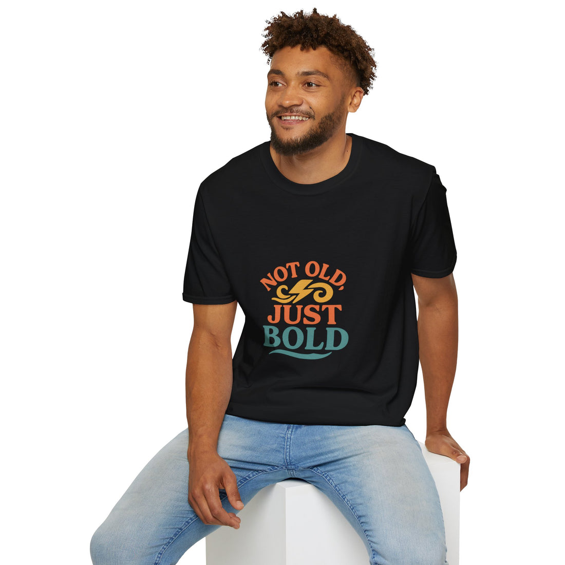 “Not Old, Just Bold” – Unisex Softstyle Tee-The tee that says you’re not fading — you’re just getting started. Ultra-soft cotton, timeless comfort, and a bold attitude.