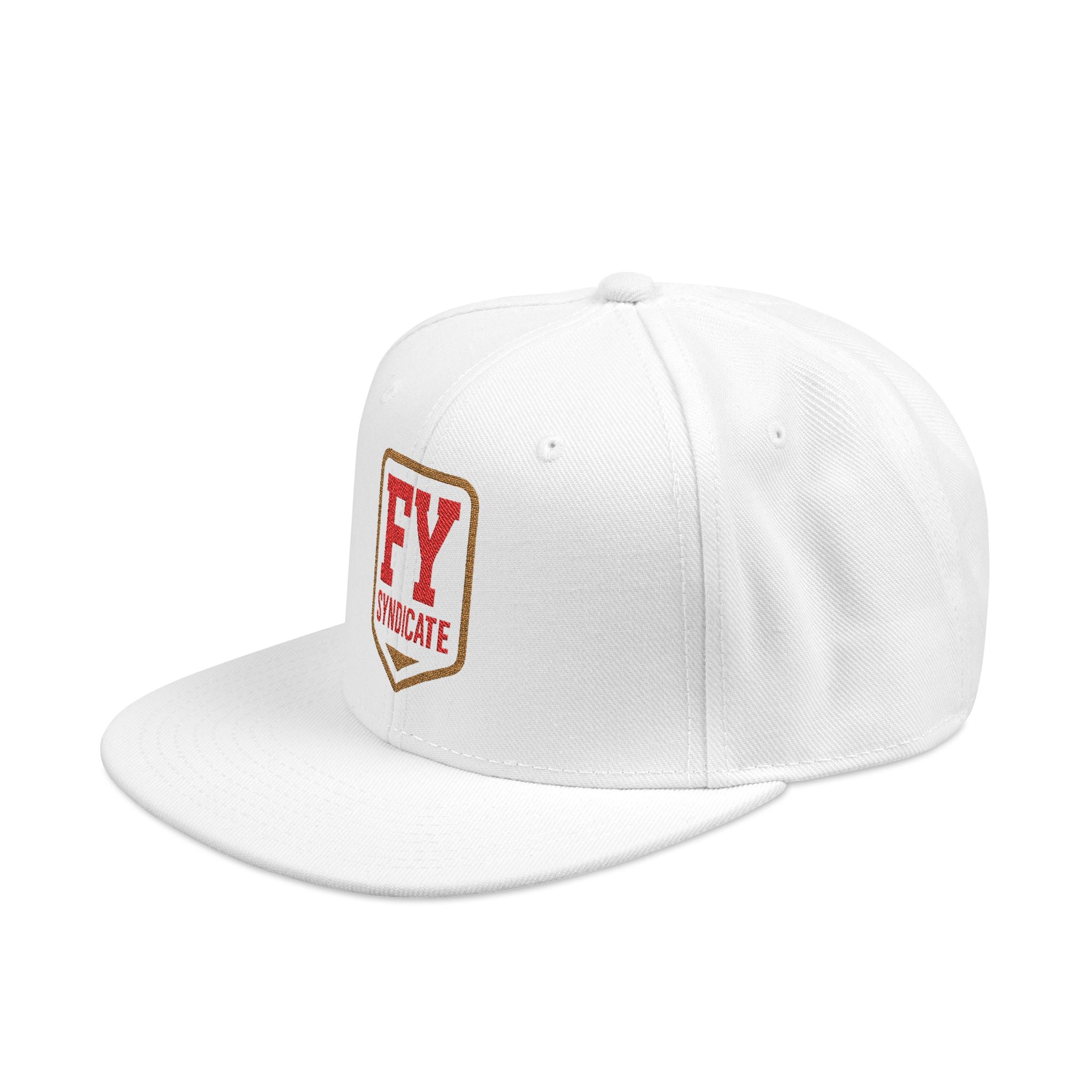 FY Syndicate Embroidered Snapback Cap – Casual Streetwear Hat | Perfect Gift for Birthdays, Festivals, Sports Events & Outdoor Adventures