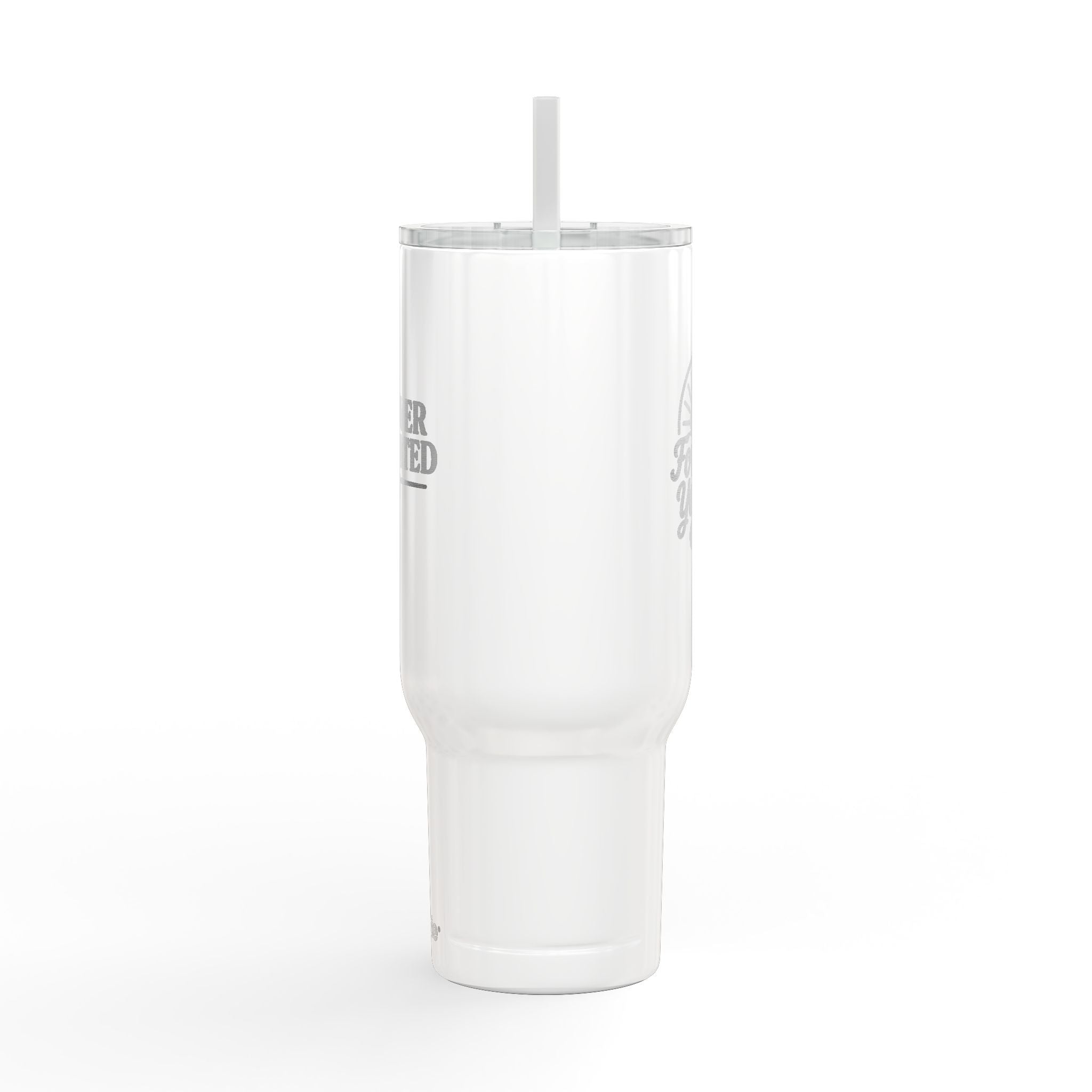 Insulated Engraved Tumbler - Forever Hydrate- Because hydration is a lifestyle. This 40 oz Forever Young tumbler keeps your drink cold and your vibe bold from sunrise to after-hours.