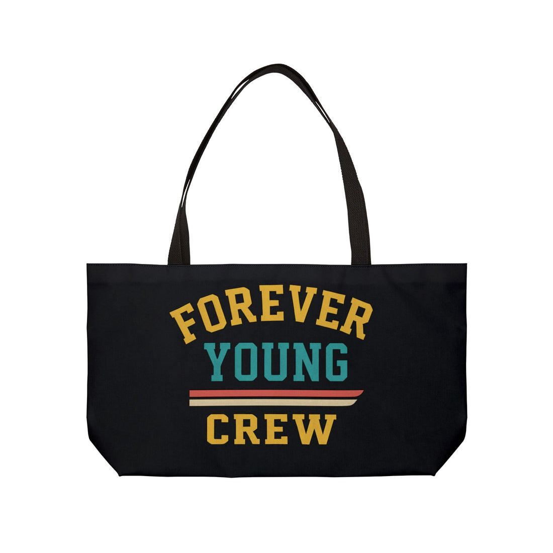 Forever Young Crew – Weekend Tote Bag-Your bold energy deserves a bold bag. The Forever Young Crew Tote is built for getaways, gym days, and everyday moves — roomy, resilient, and relentlessly cool.