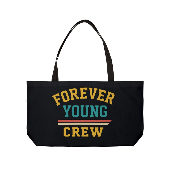 Forever Young Crew – Weekend Tote Bag-Your bold energy deserves a bold bag. The Forever Young Crew Tote is built for getaways, gym days, and everyday moves — roomy, resilient, and relentlessly cool.