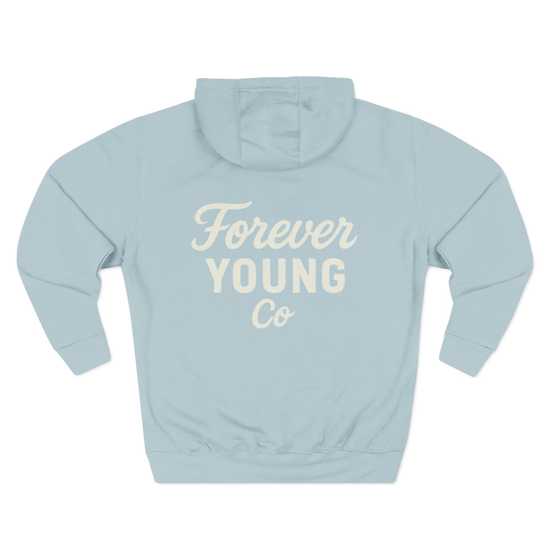 Forever Young Co. Unisex fleece Hoodie |Bold Comfort | Cozy Fit for Fall, Chilly Nights, Everyday Vibes