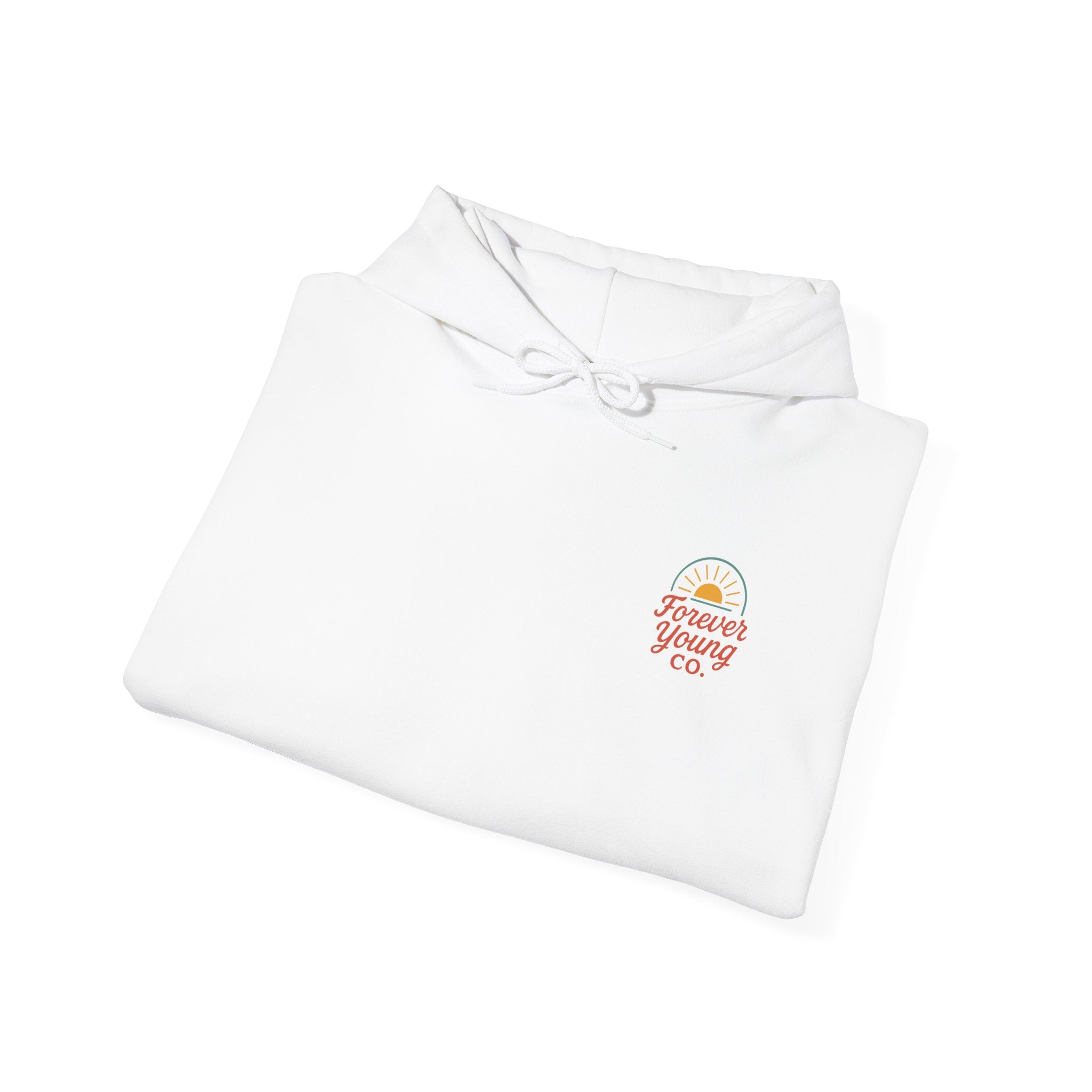 Born to Outlast Trends – Cozy Unisex Hoodie- Cozy with a statement. This hoodie brings timeless style and soft comfort together — featuring "Born to Outlast Trends" down the sleeve and FY branding on the chest.