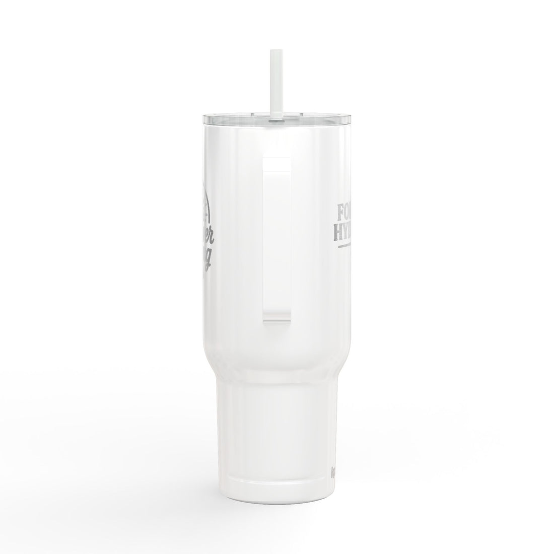 Insulated Engraved Tumbler - Forever Hydrate- Because hydration is a lifestyle. This 40 oz Forever Young tumbler keeps your drink cold and your vibe bold from sunrise to after-hours.