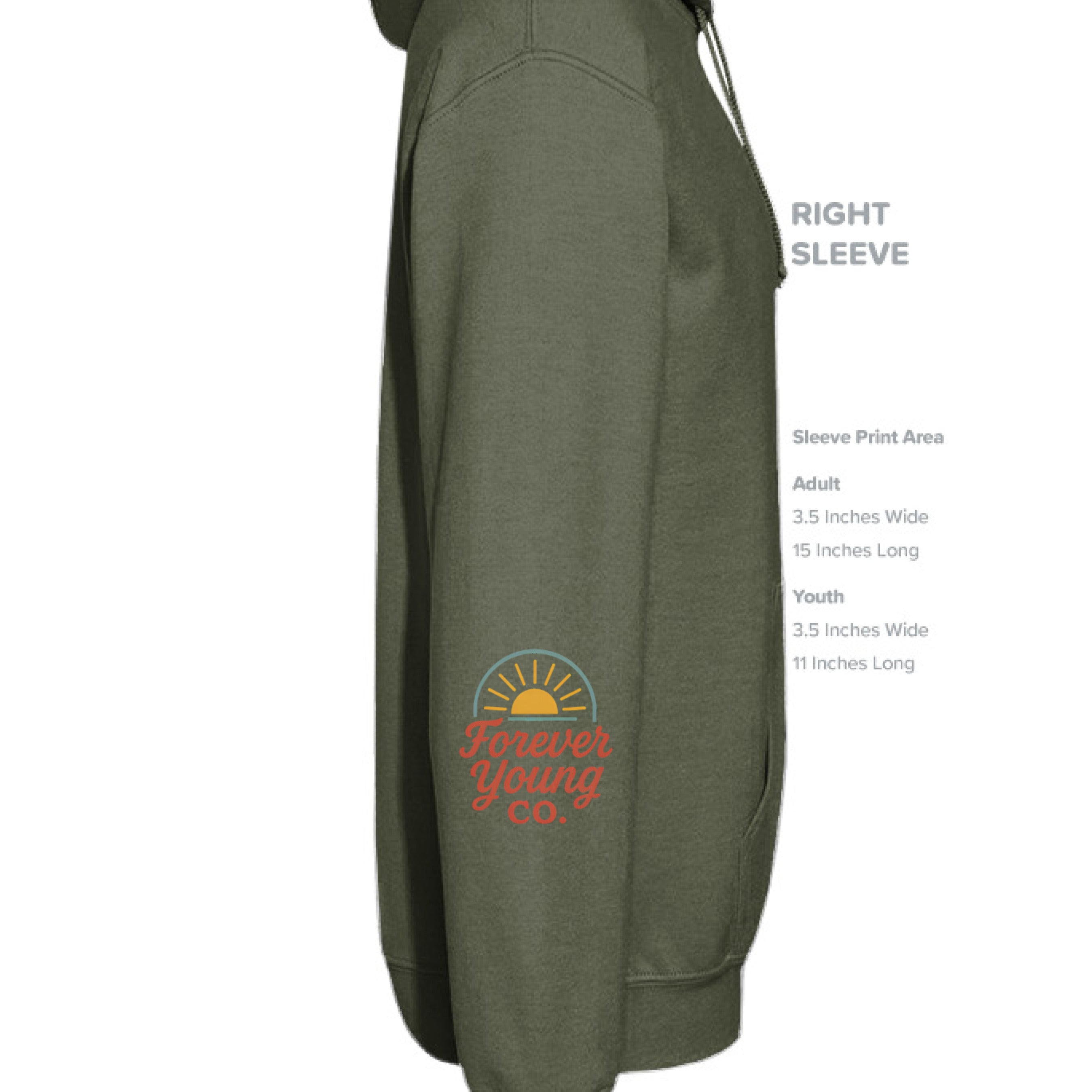 MILITARY GREEN - SLEEVE_RIGHT