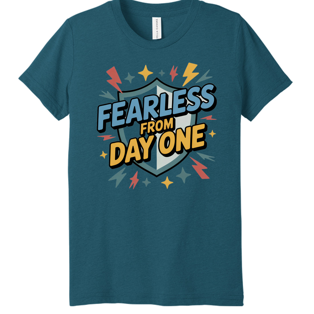 Teal Triblend - FRONT