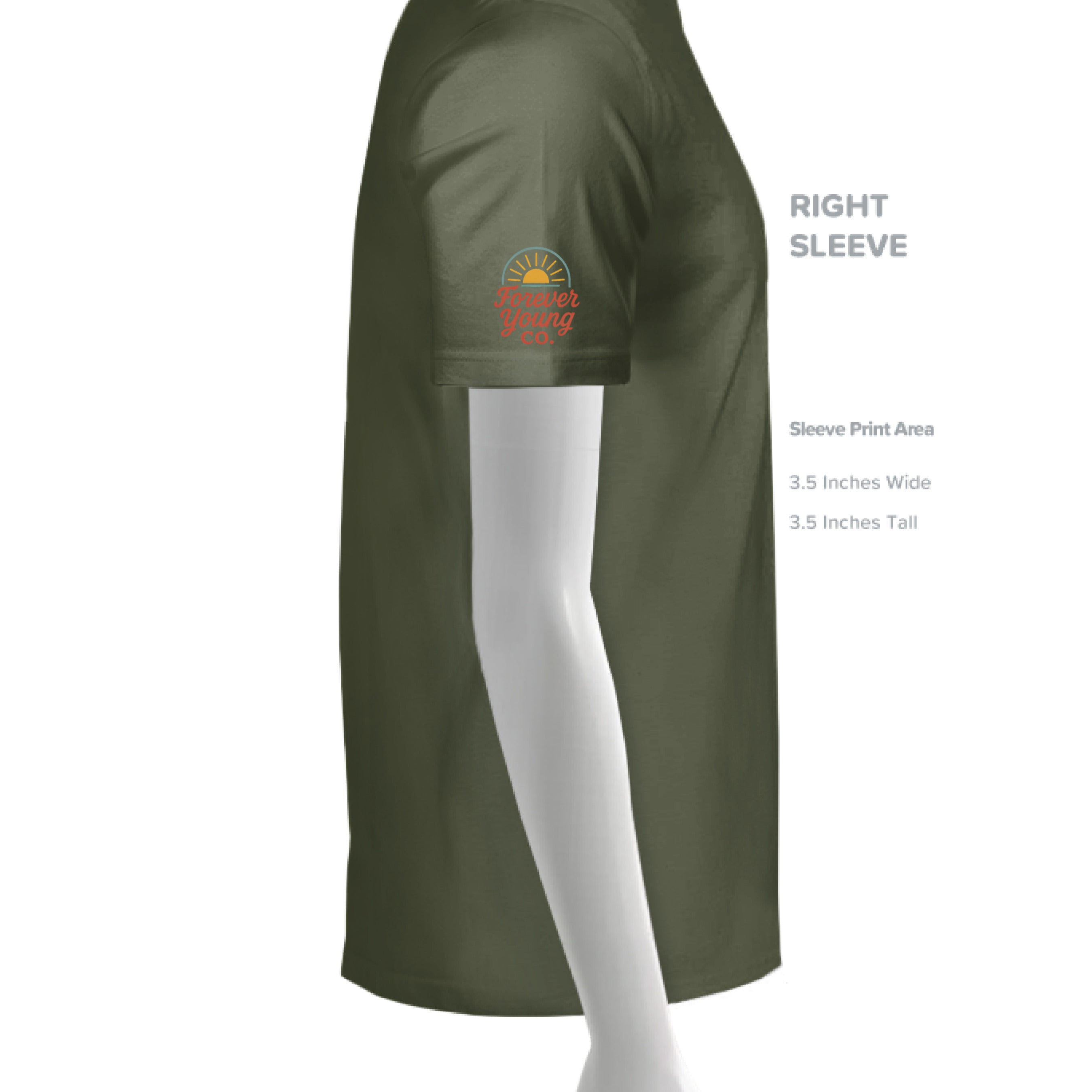 MILITARY GREEN - SLEEVE_RIGHT